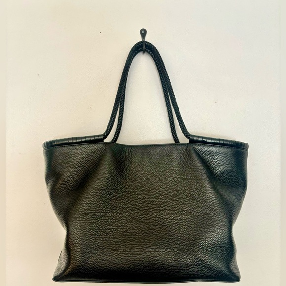 Tory Burch Pebbled Leather Tote - Picture 6 of 9